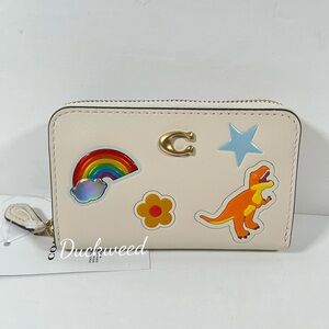 Coach Small Zip Around Card Case  NWT